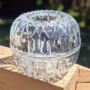 Vintage Homco Crystal Fairy Lamp Candleholder